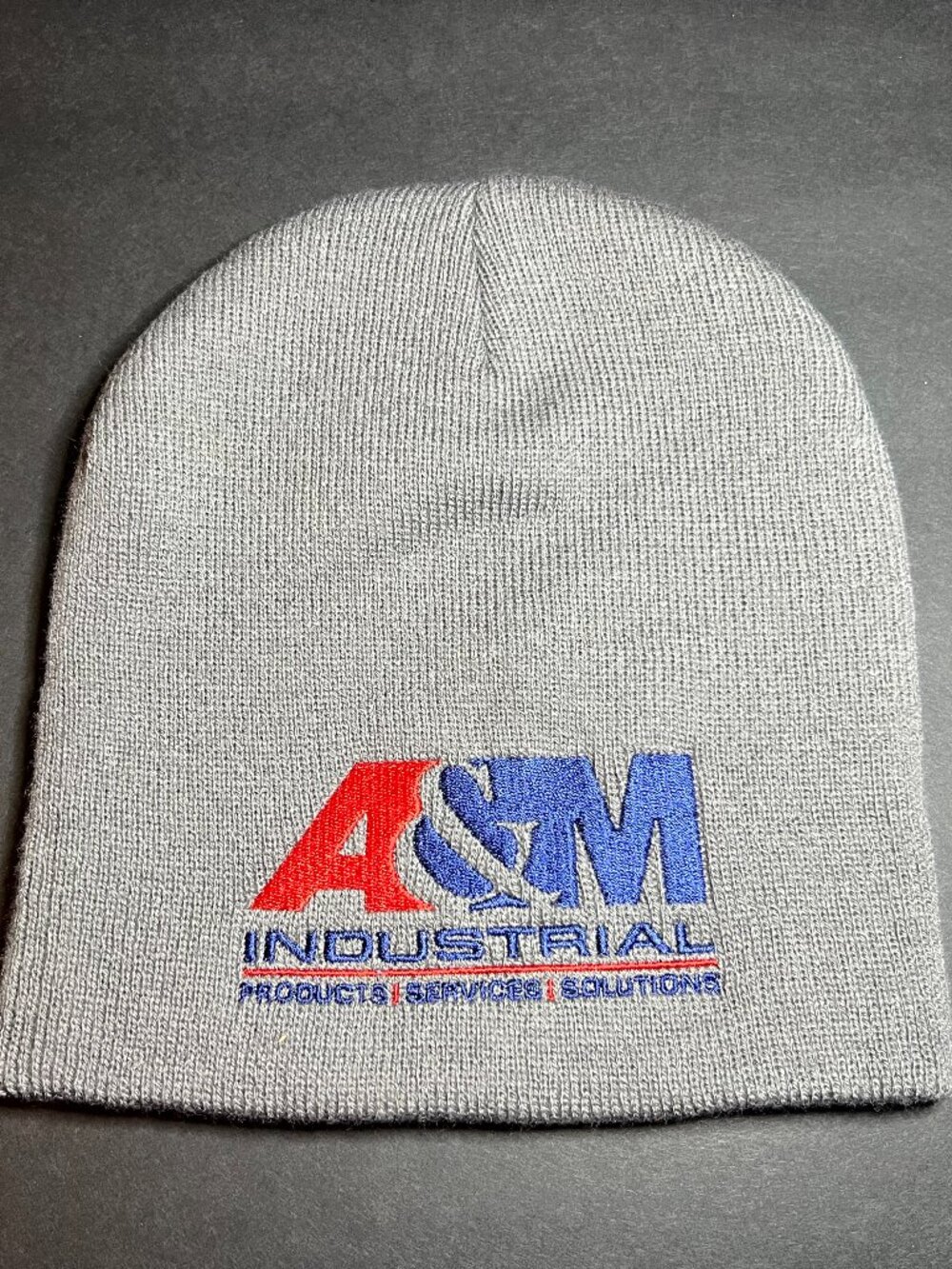 A&M Industrial Metalworking True Temper Promo Men's Grey Acrylic Beanie Hat